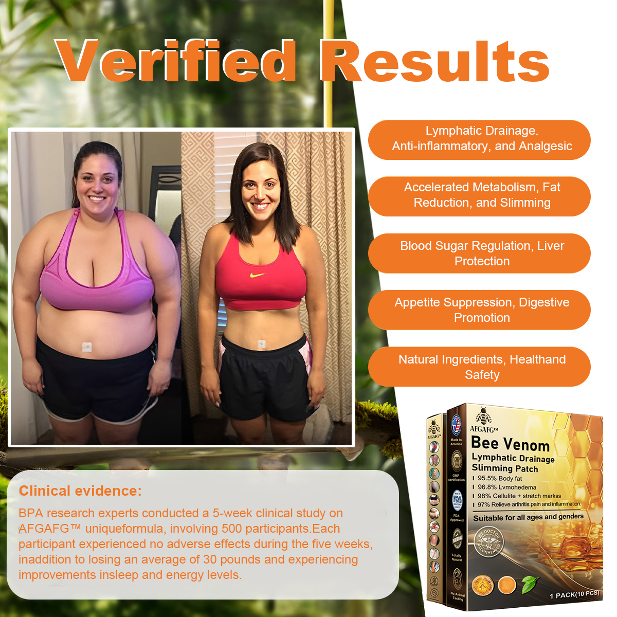 🎁 Only 5 BOXES left! We're offering you an additional 50% discount! Get yourself in shape and healthy. Miss out now, and you won't have another chance until next year.