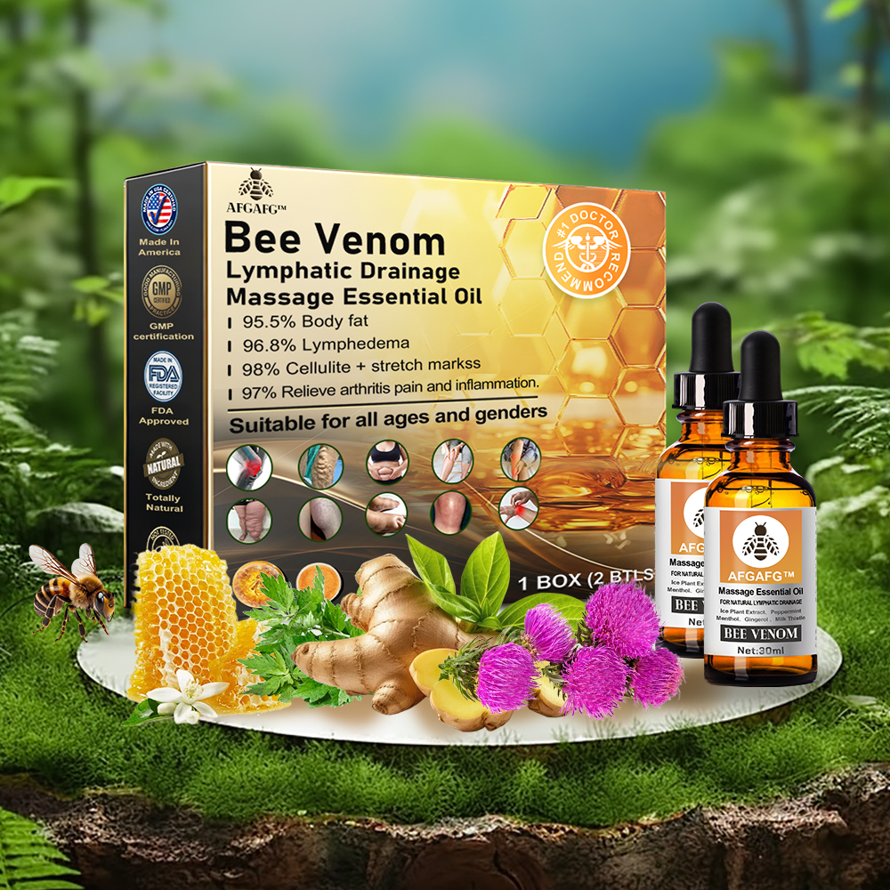 🏆AFGAFG™🐝🐝 𝐁𝐞𝐞 𝐕𝐞𝐧𝐨𝐦 𝐋𝐲𝐦𝐩𝐡𝐚𝐭𝐢𝐜 𝐃𝐫𝐚𝐢𝐧𝐚𝐠𝐞 Massage Essential Oil 🔥𝐋𝐢𝐦𝐢𝐭𝐞𝐝 𝐭𝐢𝐦𝐞 7𝟎% 𝐎𝐅𝐅🔥(𝚂𝚞𝚒𝚝𝚊𝚋𝚕𝚎 𝚏𝚘𝚛 𝚞𝚜𝚎 𝚋𝚢 𝚒𝚗𝚍𝚒𝚟𝚒𝚍𝚞𝚊𝚕𝚜 𝚘𝚏 𝚊𝚕𝚕 𝚊𝚐𝚎𝚜)